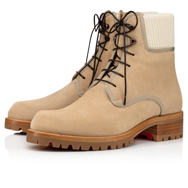 Christian Louboutin Trapman Ankelstøvler Herre Beige | KZiQKbRw