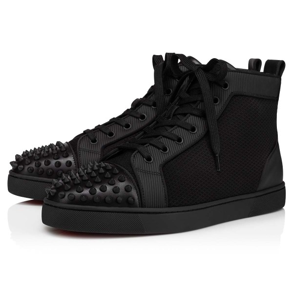 Christian Louboutin Varsilou Spikes Sneakers Herre Sort | 2eXAznWC