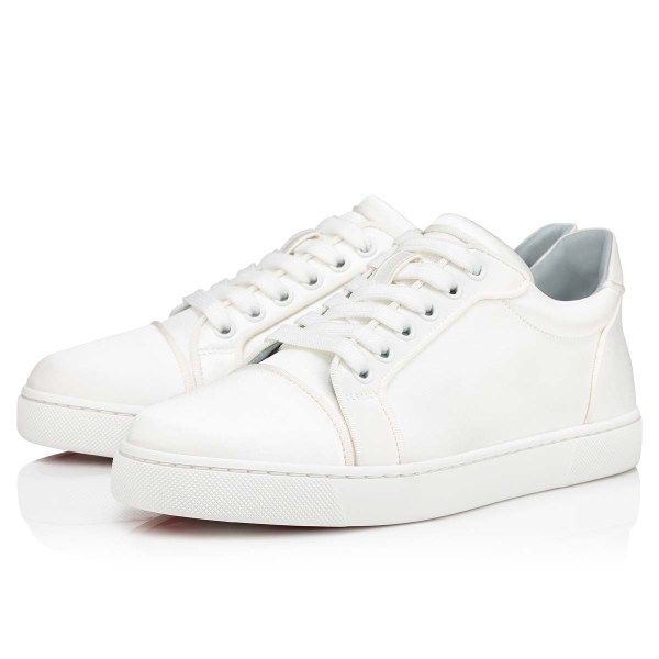 Christian Louboutin Vieira Sneakers Dame Hvide Blå | e4agsz95